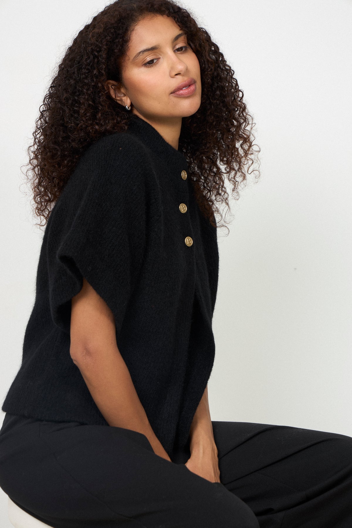 Vilanie Cardigan - Svart