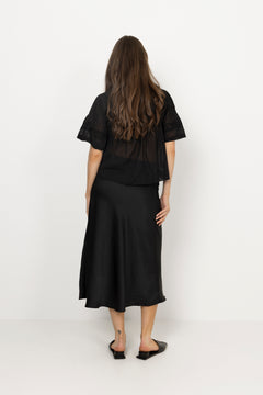 Siama S Voile Blouse - Black