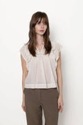 Jayla S Voile Top - Ivory