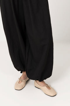 Rosalind Leather Ballet Flats - Cream