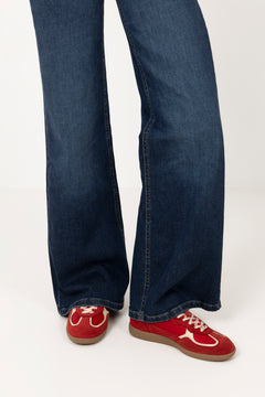Rife Leather Sneakers - Sheen Red