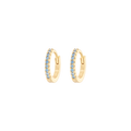 Small Hoops - Blå