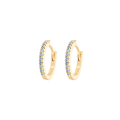 Medium Hoops - Blue