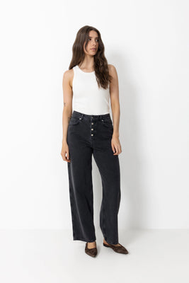 Loose Pant - Washed Black
