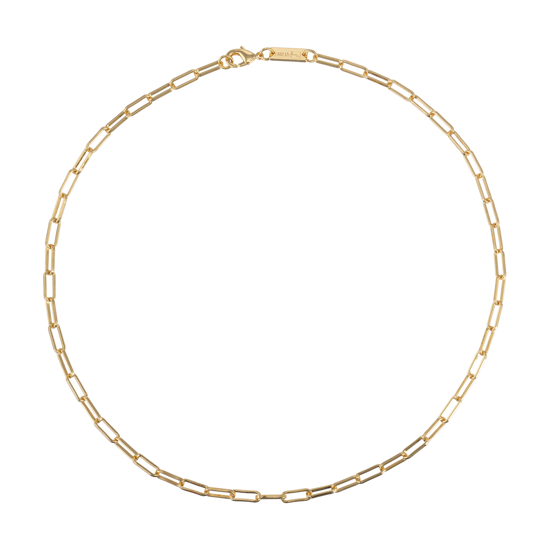 Thick Chain Necklace - Guld