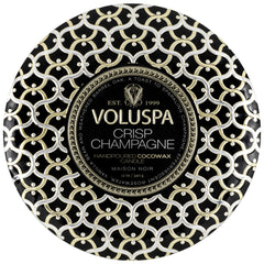 3 Wick Tin Candle - Crisp Champagne