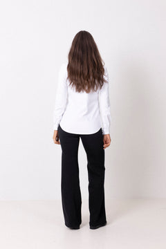 Romie Ls Fitted Shirt - White