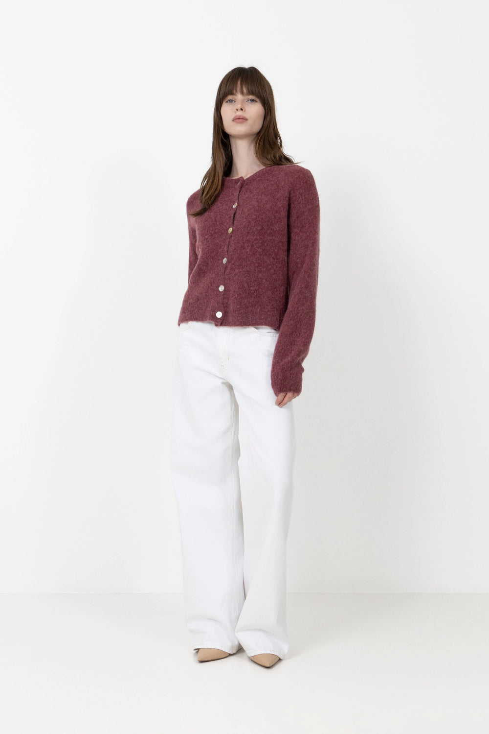 Kae Knit Cardigan - Rust