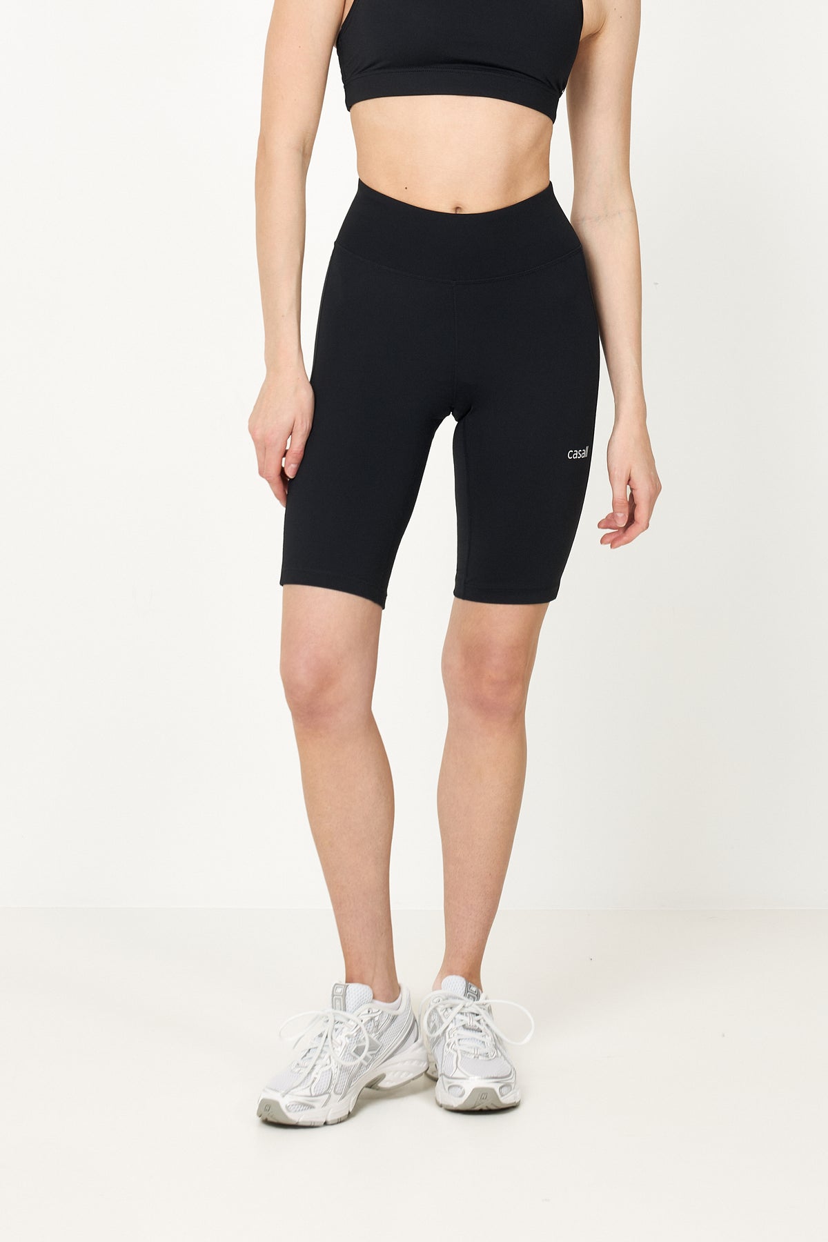 Essential High Waist Bike Tights - Svart