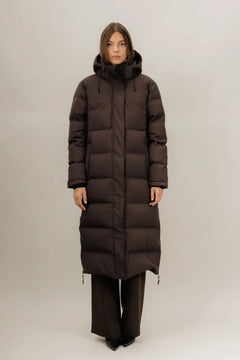 Ida Down Coat - Black Coffee