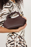 Ganni Bou Bag Small Grained - Chicory Coffee