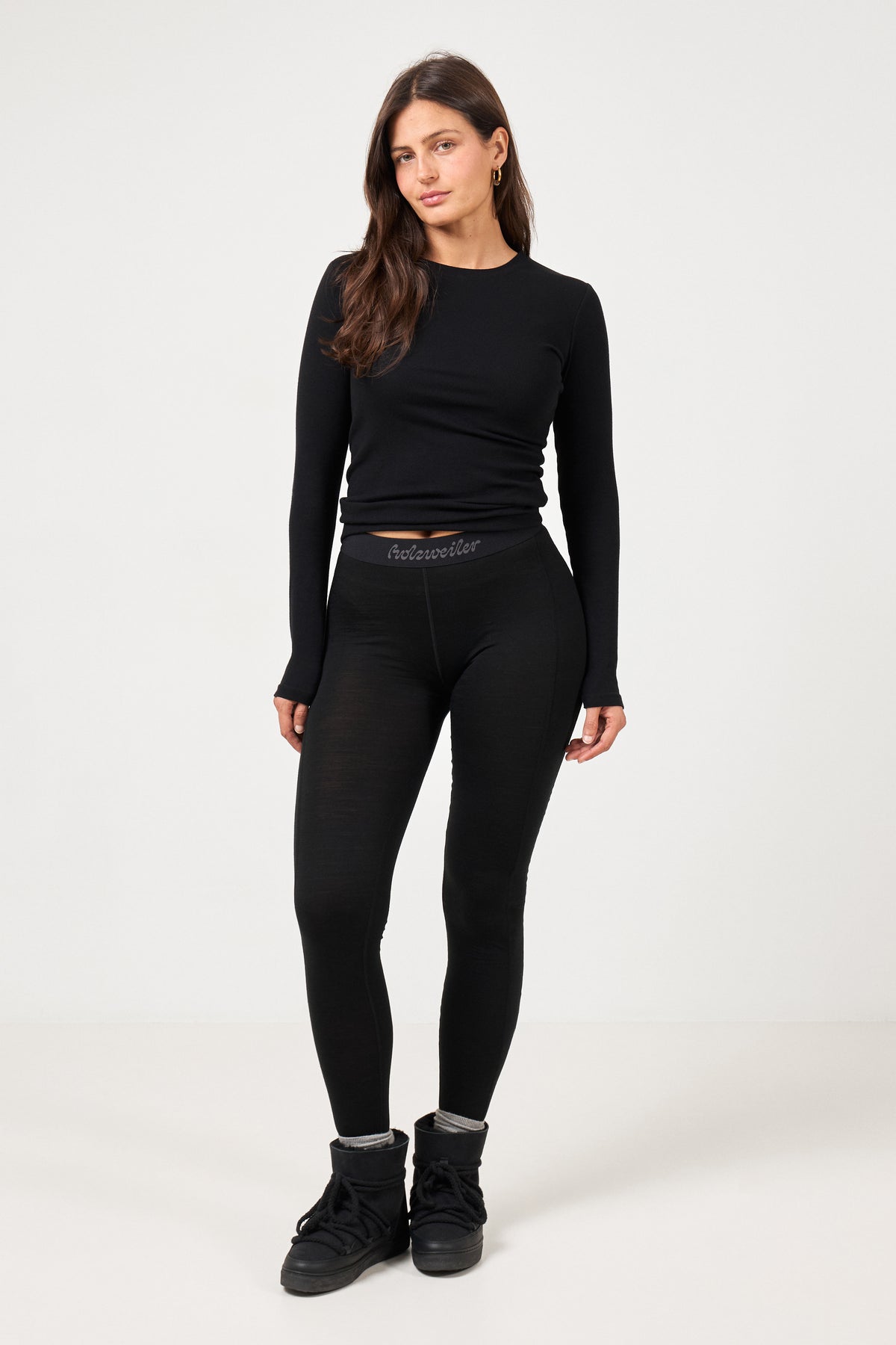 W Tryvann Tights - Black
