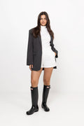 Original Tall Gloss Boot - Svart