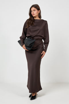 Gamma Skirt - Black Coffee