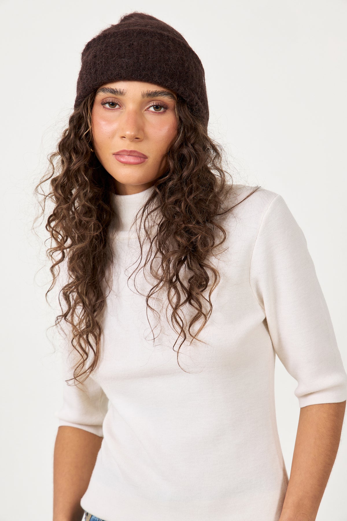 Aba Rib Beanie - Chocolate Brown