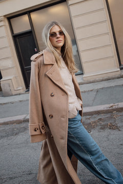 Filippa Wool Maxi Coat - Camel