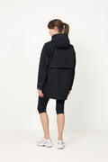 Scandi Trench Rain Coat - Svart