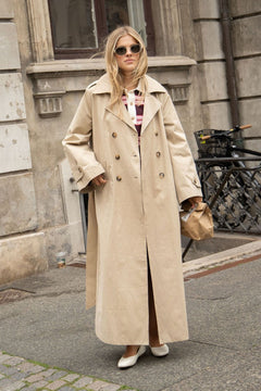 Anastasia Trench Coat - Beige