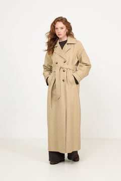 Anastasia Trench Coat - Beige