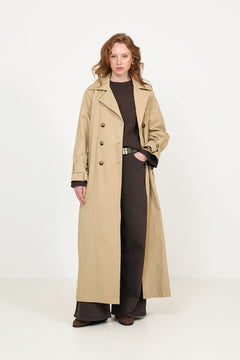 Anastasia Trench Coat - Beige