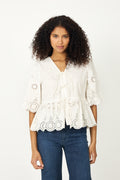 Yascornelia 2/4 Tie Top - Star White