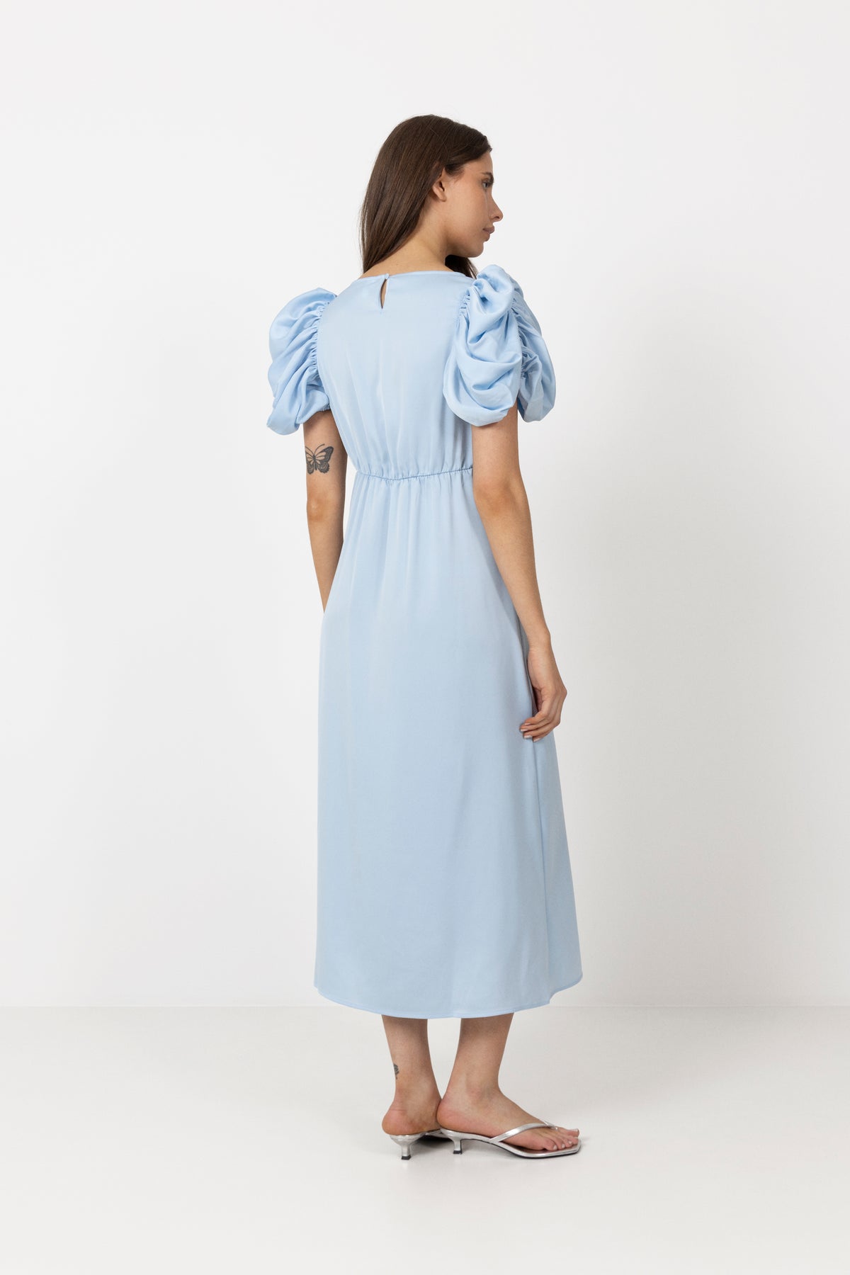 Yaspella 2/4 Long Dress - Skyway