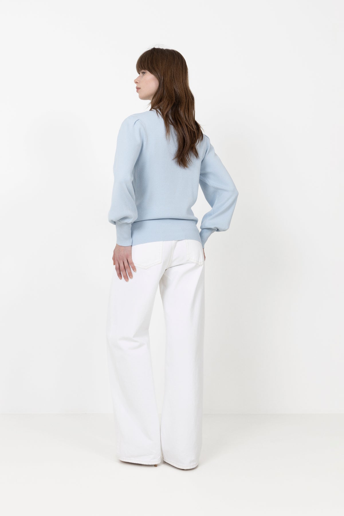 Yasfonny LS Knit Pullover - Skyway