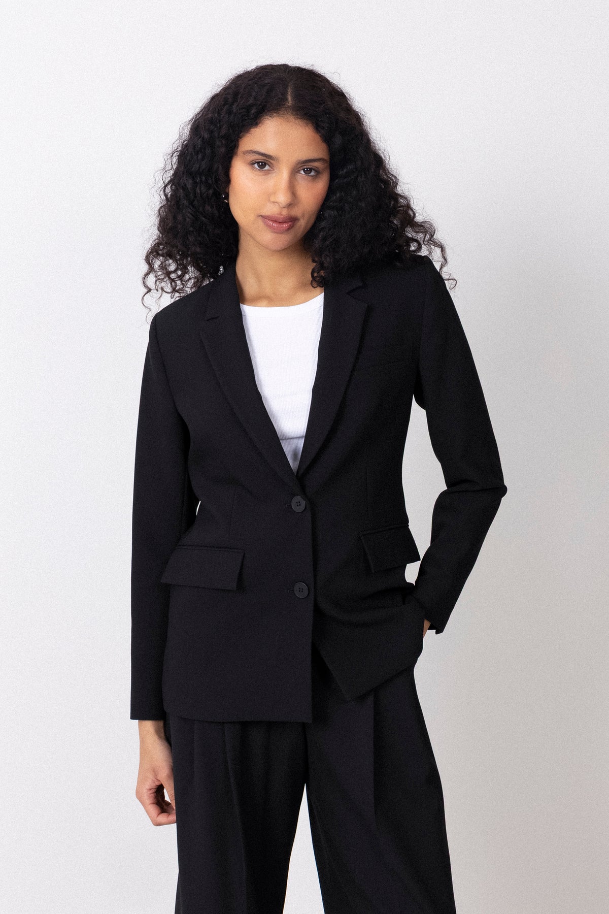 Rita Ls Classic Blazer - Svart