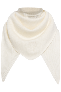Victoria Wool Cashmere Scarf - Creme