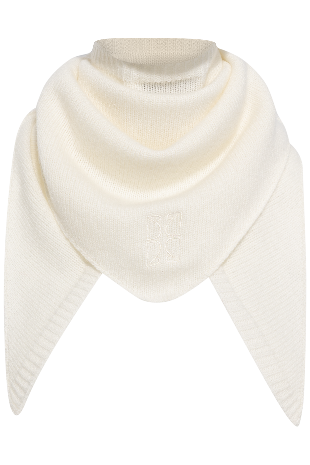 Victoria Wool Cashmere Scarf - Creme