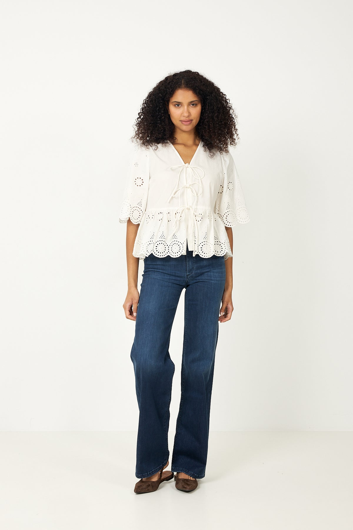 Lois Jeans Palazzo - Leia Beat - Rinse