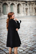 Cord Coat Dress - Svart