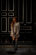Boxy Sweater - Beige Melange