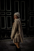 Boxy Scarf - Beige Melange