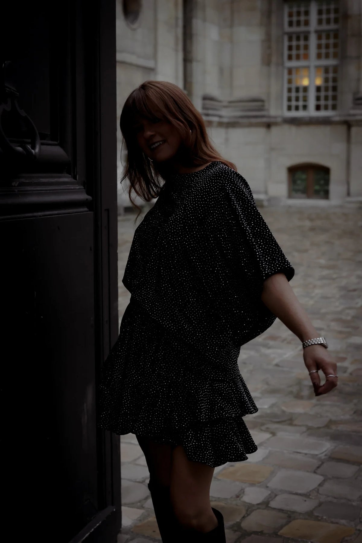 Stardust Top - Svart & Silver