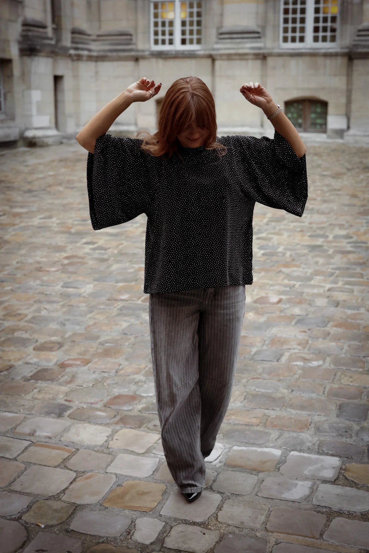 Stardust Top - Svart & Silver