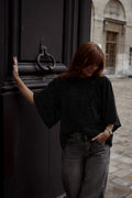 Stardust Top - Svart & Silver