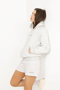 W. Pollux Hoodie - Gråmelerad