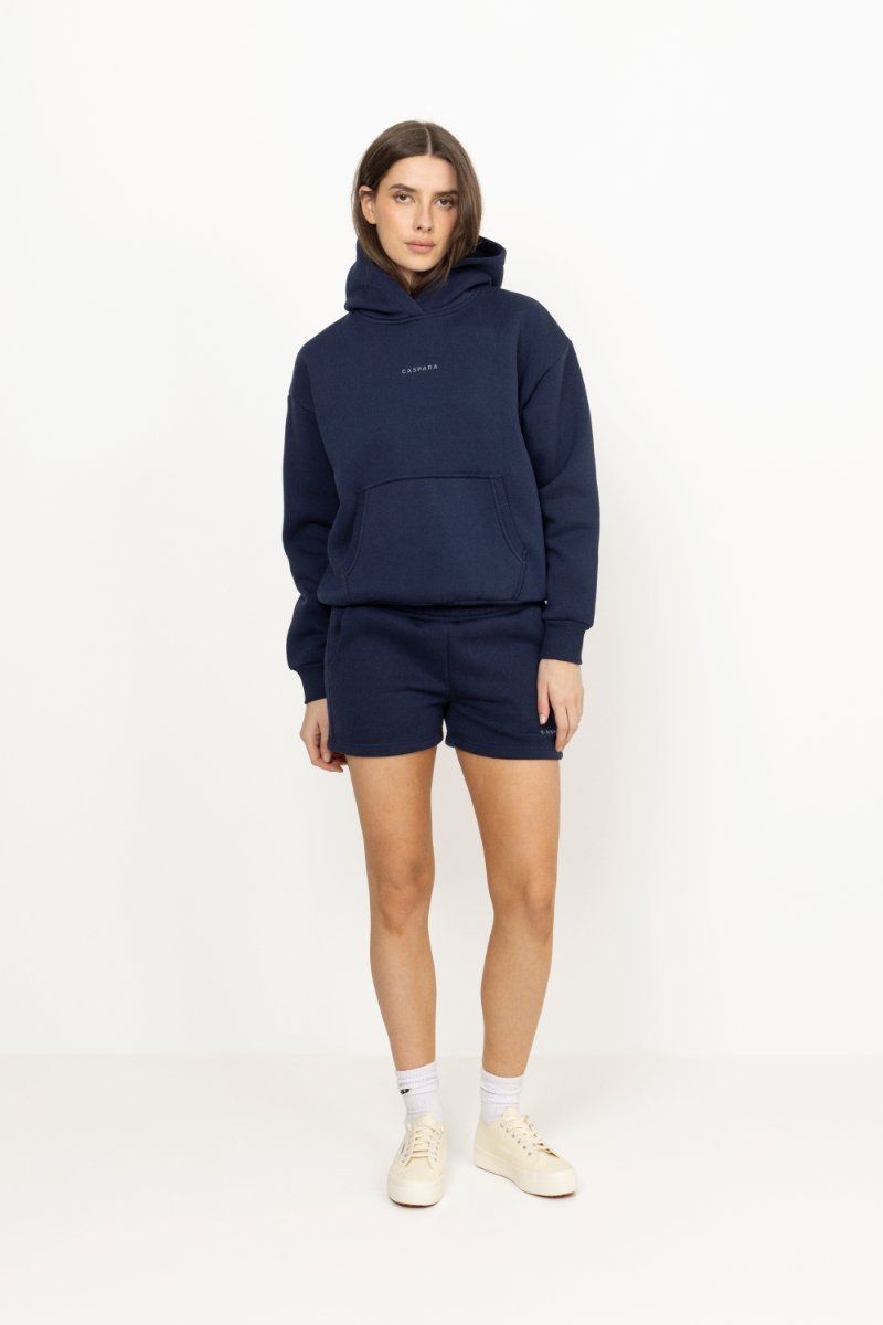 W. Pollux Hoodie - Marinblå