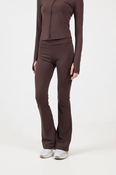 Ulianna Leggings Pants - Chocolate Brown