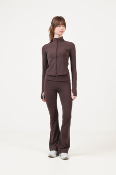 Ulianna Leggings Pants - Chocolate Brown