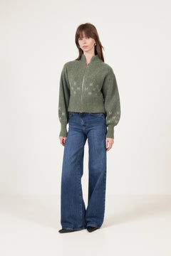 Märtha Short Jacket - Winter Moss