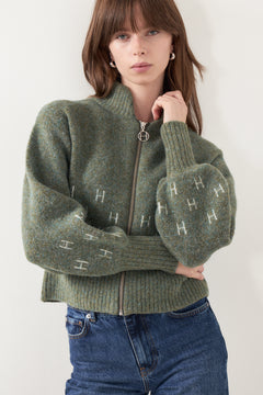 Märtha Short Jacket - Winter Moss