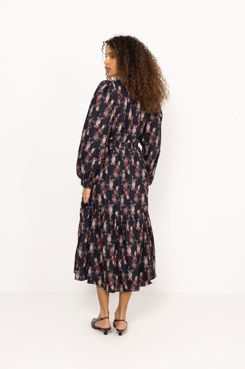 Bohemian Belt Dress - Midnight Paisley