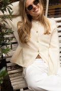 Molly Mohair Kofta - Offwhite