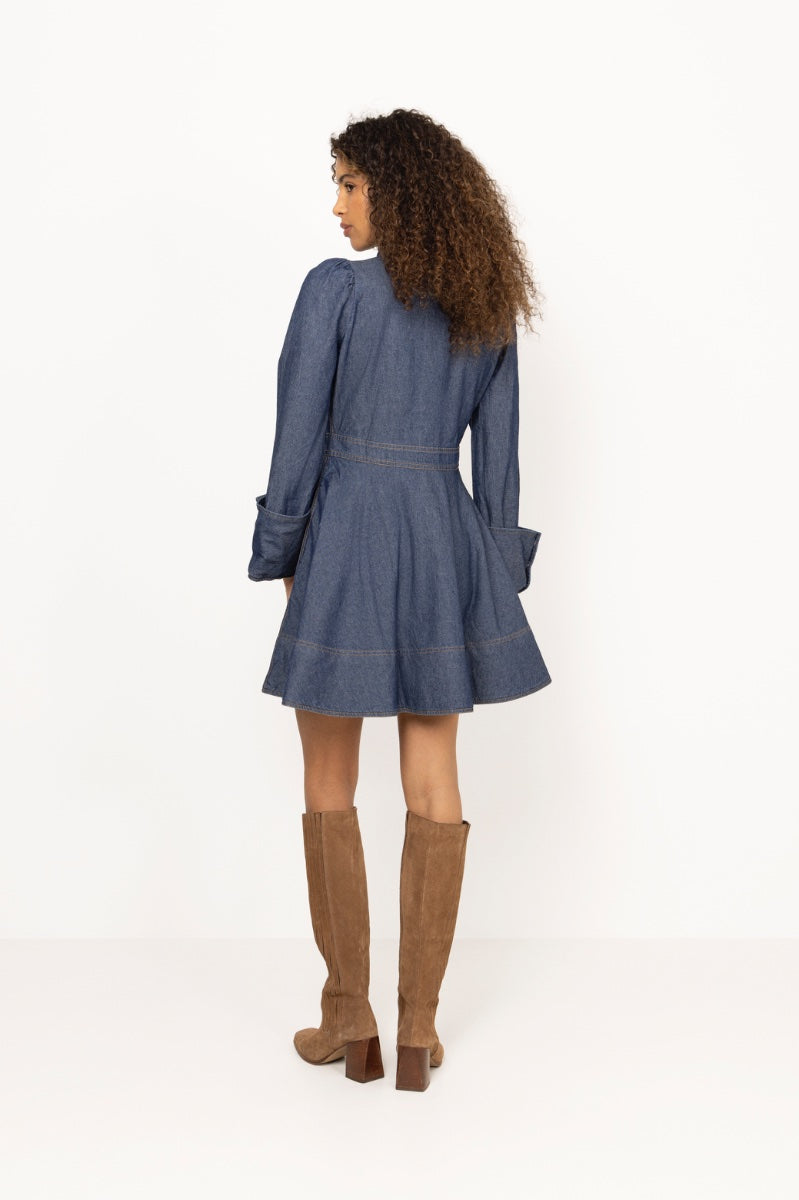 byTiMo Denim Mini Dress - Dark Blue