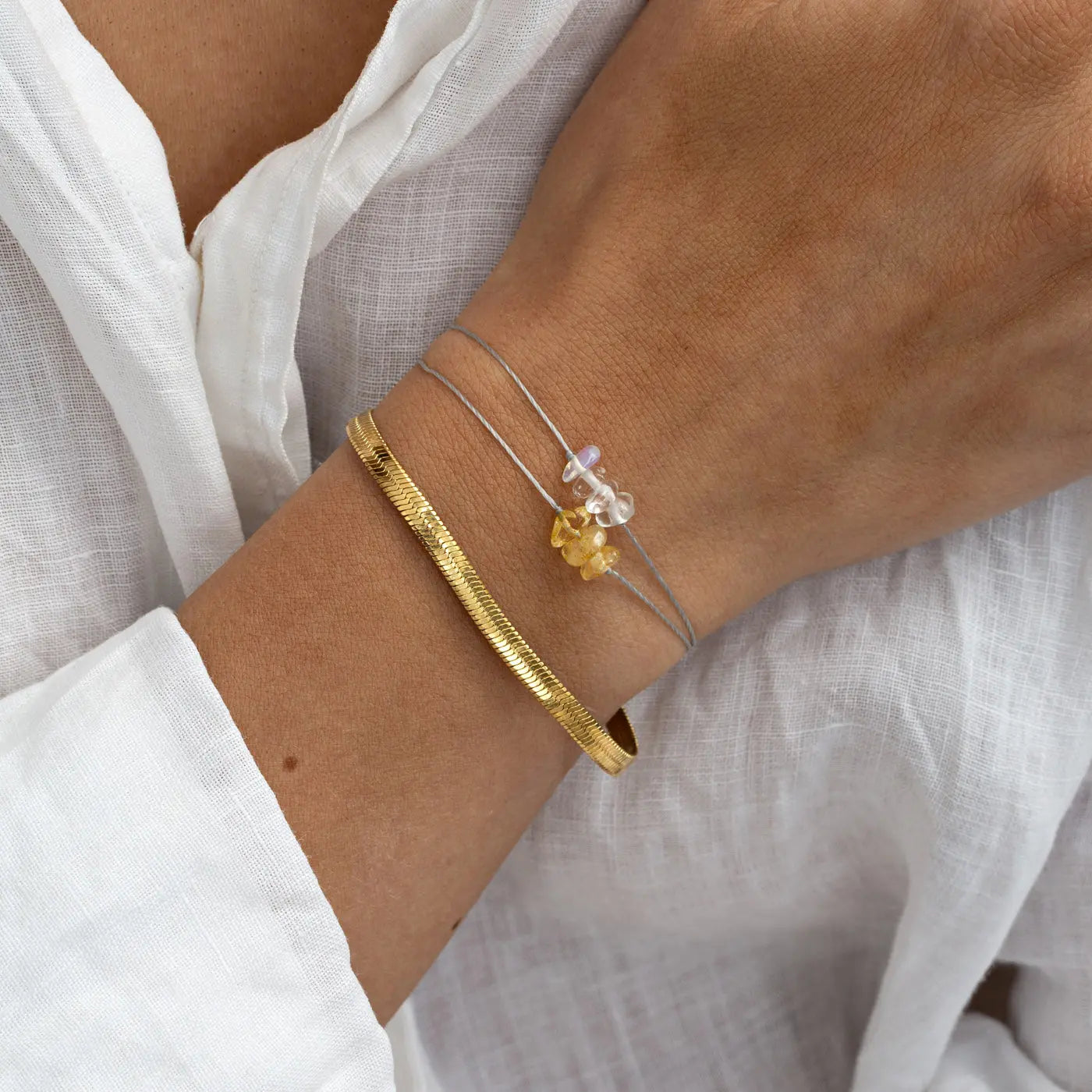 Ivy Snake Chain Armband - Guld