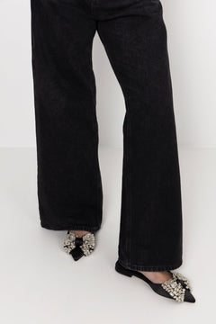Sloane St. - Blk Satin