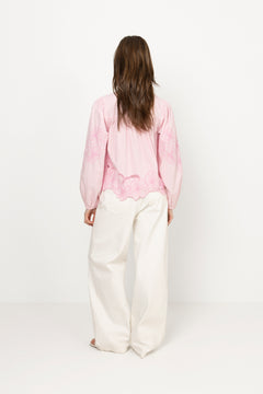 Elinor Blouse - Lilac Chiffon