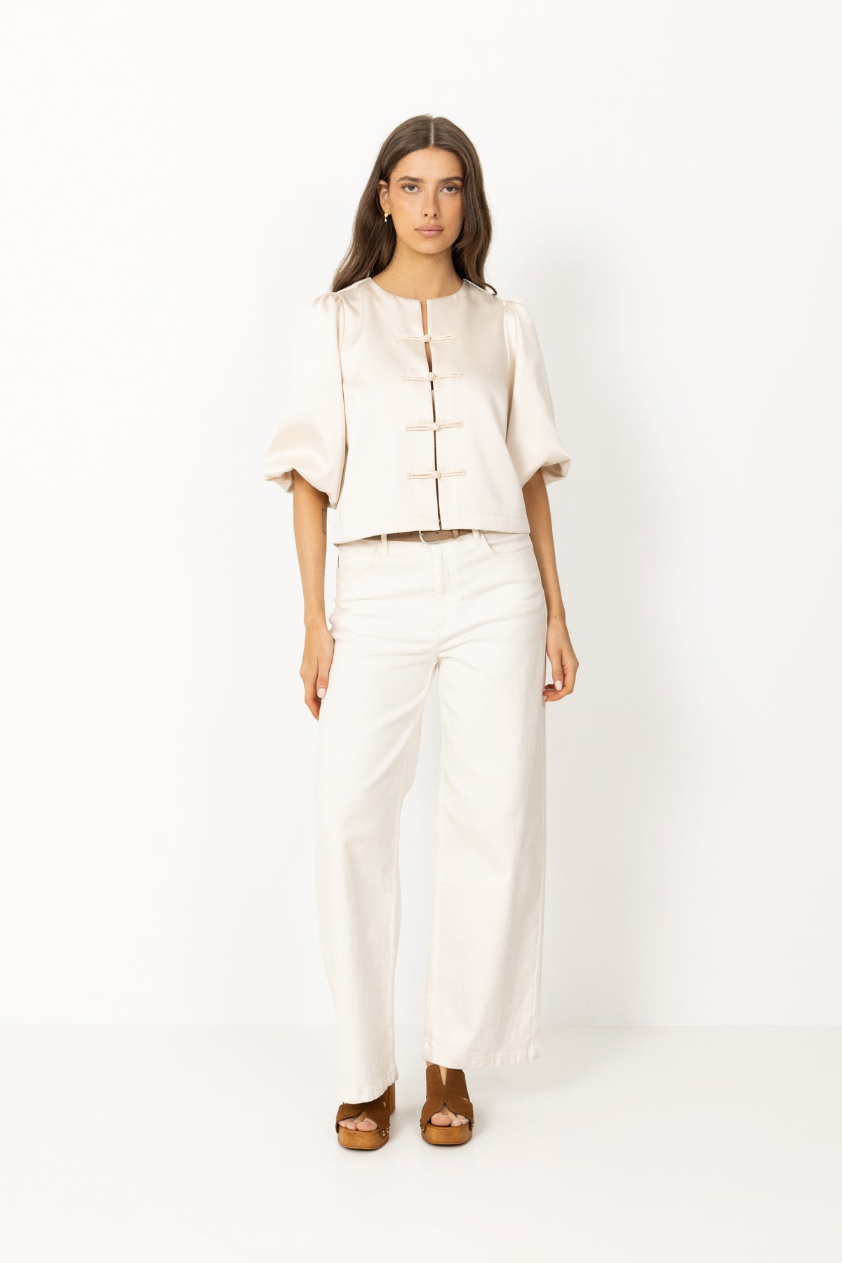Perlla New Blouse - Soft Beige